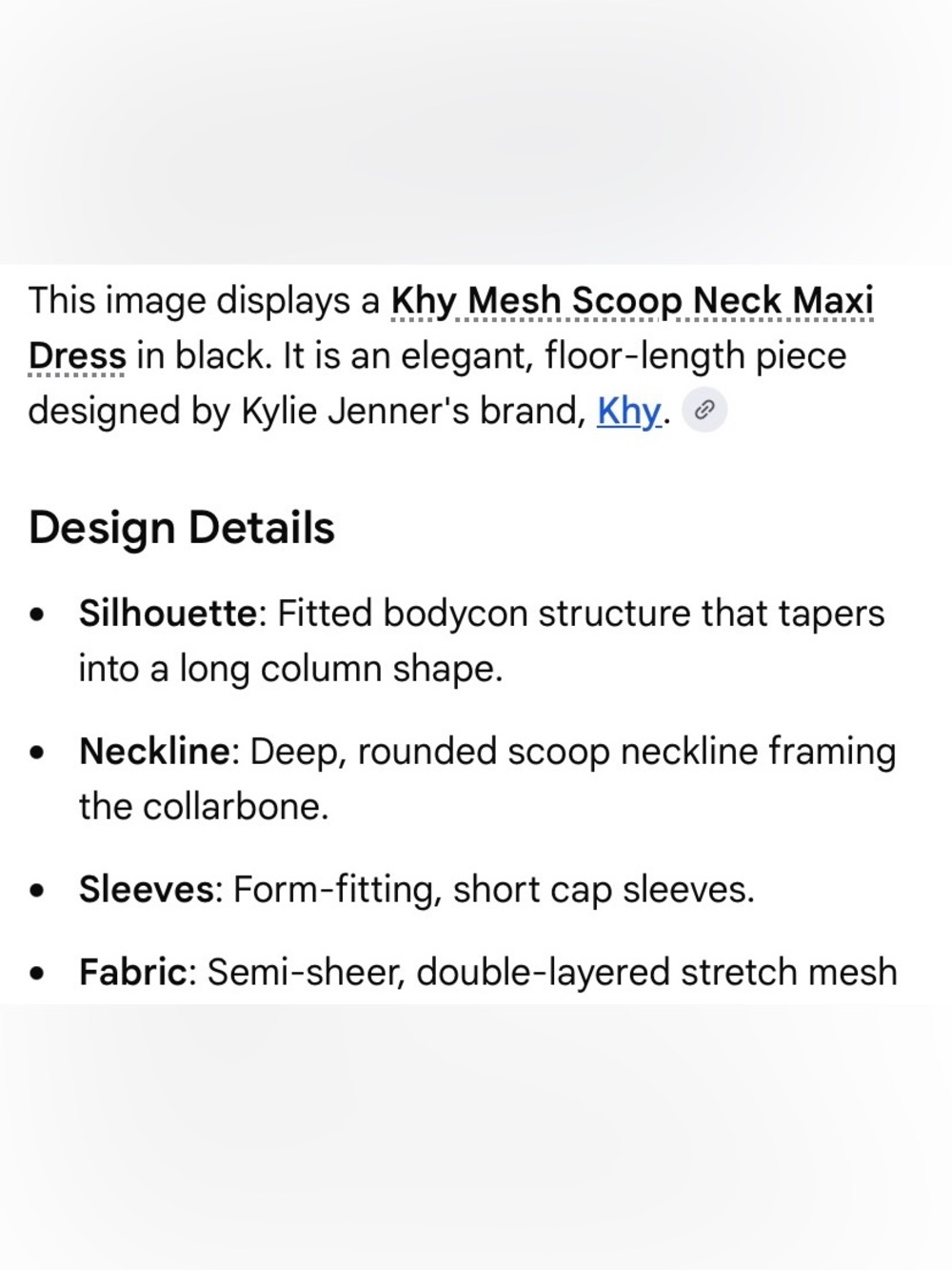 Khy Sheet Black Short-Sleeve Maxi Dress — Elegant Everyday Staple - Picture 5 of 5